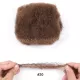 Afro Kinky Curly Bulk Human Hair For Making Locs Extension
