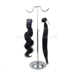 Adjustable Hair Extensions Display Stand Stainless Steel for Salons
