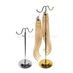 Adjustable Hair Extensions Display Stand Stainless Steel for Salons
