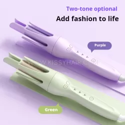 Automatic Rotating Ceramic Curling Iron for Black Extensions Hair & Wigs