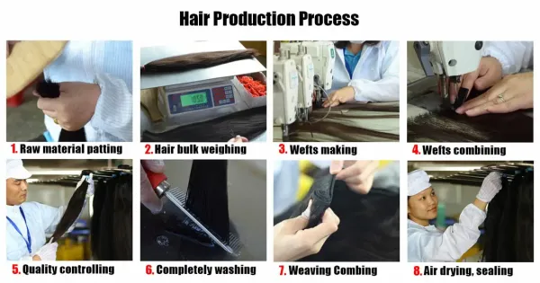 Hair Production Process - Kissy Hair
