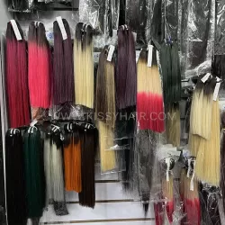12A Colored Raw Double Drawn Hair Weave Bundle Bone Straight