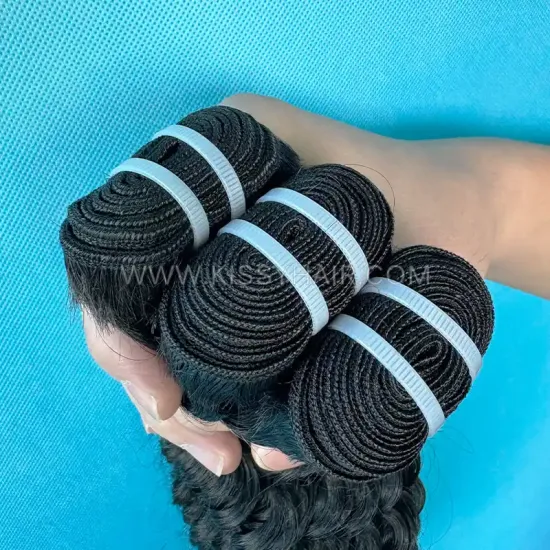 Pacote de Cabelo Indonésio Bruto Ondulado Profundo