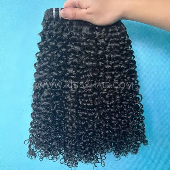 10A Pacote de Cabelo Indonésio Bruto Cachos Jerry 10A Pacote de Cabelo Indonésio Bruto Cachos Jerry