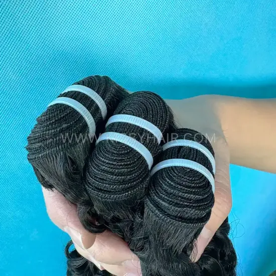 10A Pacote de Cabelo Indonésio Bruto Cachos Jerry 10A Pacote de Cabelo Indonésio Bruto Cachos Jerry
