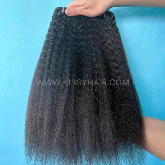 Pacote de Cabelo Indonésio Bruto Crespo Liso Pacote de Cabelo Indonésio Bruto Crespo Liso