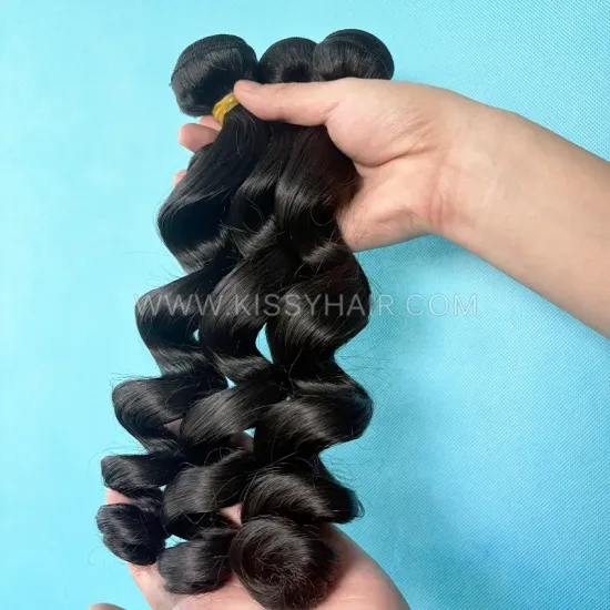 Pacote de Cabelo Indonésio Bruto Ondulado Solto Pacote de Cabelo Indonésio Bruto Ondulado Solto