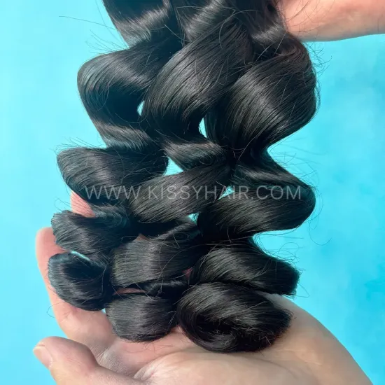 Pacote de Cabelo Indonésio Bruto Ondulado Solto Pacote de Cabelo Indonésio Bruto Ondulado Solto