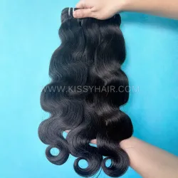 10A Raw Laotian Hair Weave Bundle Body Wave 