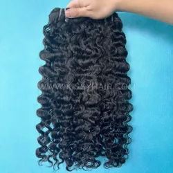 10A Raw Laotian Hair Weave Bundle Bohemian Curl