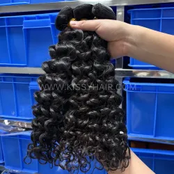 12A Single Donor Virgin Filipino Hair Weave Bundle Water Wave 