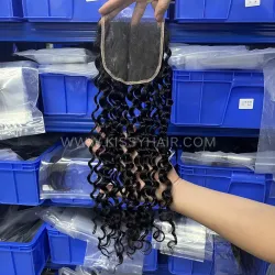 5x5 HD/ Transparent Lace Closure Deep Wave
