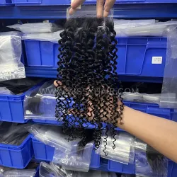 5x5 HD/ Transparent Lace Closure Jerry Curl