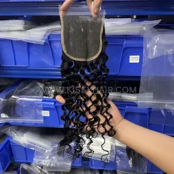5x5 HD/ Transparent Lace Closure Water Wave