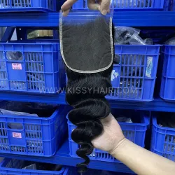 6x6 HD/ Transparent Lace Closure Loose Wave