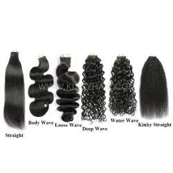 Raw Human Hair Invisible Tape in Extension