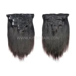 Raw Human Hair Seamless Clip in Extension
