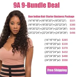 9A 9-Bundle Raw Indian Hair Starter Business Package 9A 9-Bundle Raw Indian Hair Starter Business Package