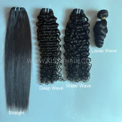 10A Different Textures 4-Bundle Raw Laotian Hair Sample Pack