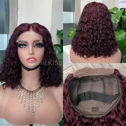 5x5 Double Drawn Wig Raw Human Hair Water Wave 