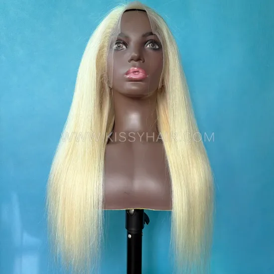 #613 Blonde Raw Human Hair 13x6 HD Frontal Wig