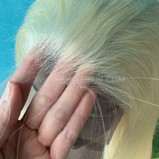 #613 Blonde Raw Human Hair 13x6 HD Frontal Wig