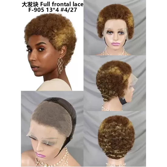 Affordable 13x4 Pixie Wig Afro Curl Wholesale