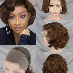 Affordable 13x4 Pixie Wig Loose Wave Wholesale