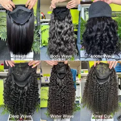 Raw Human Hair 5x5 HD Closure Wig