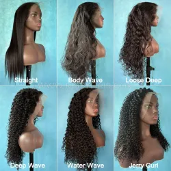 Raw Human Hair 13x6 HD Frontal Wig